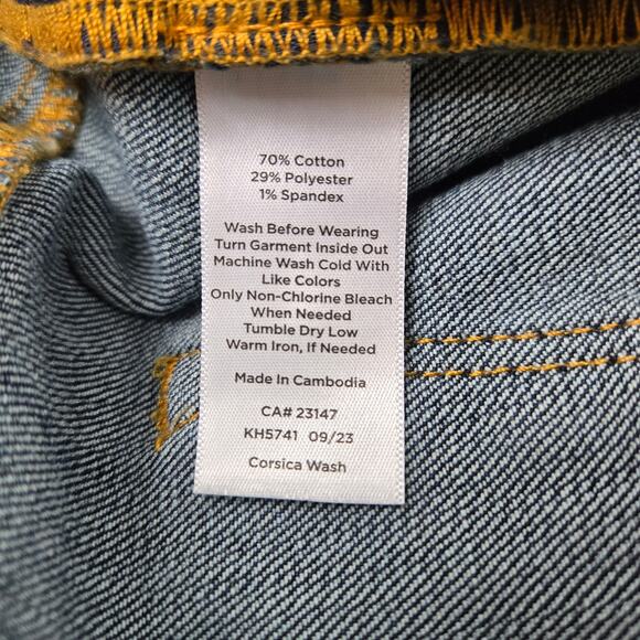 Talbots Women's Everyday Relaxed Jeans Ankle Corsica Dark Wash Stretch size 8 - Picture 12 of 12